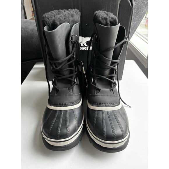New SOREL - Caribou Waterproof Boot for Winter Black US Men’s 8 / Women’s 9.5 - Picture 2 of 9